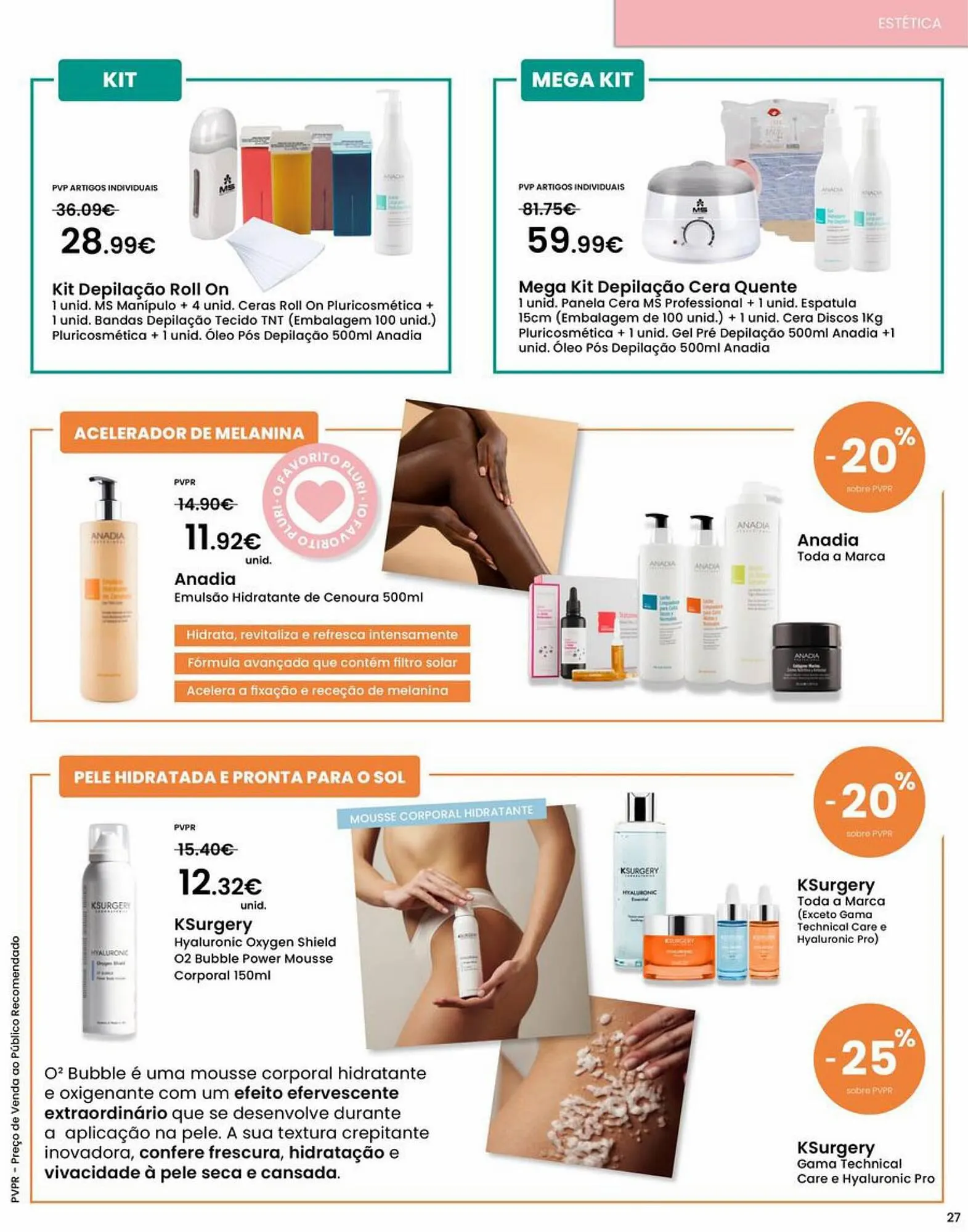 Folheto Folheto Pluricosmética de 1 de junho até 31 de agosto 2023 - Pagina 27