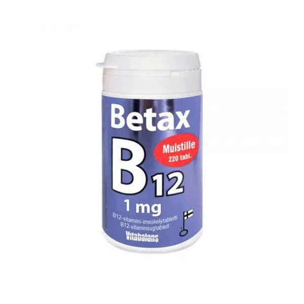 BETAX B12 1mg 220TABL. MUISTILLE