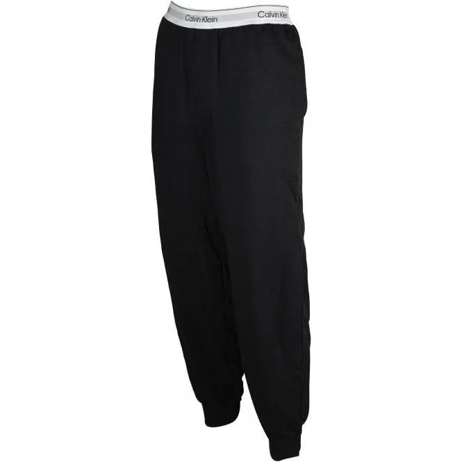 Calvin Klein Contrast Waistband Jogging Bottoms, Black
