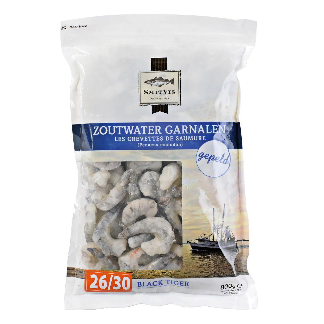 Black Tiger garnalen gepeld 26/30