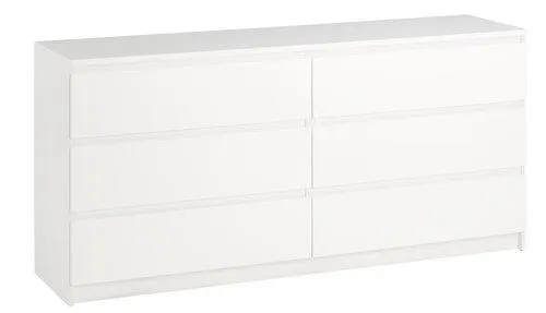 Cómoda TANGBJERG 3+3 cajones blanco