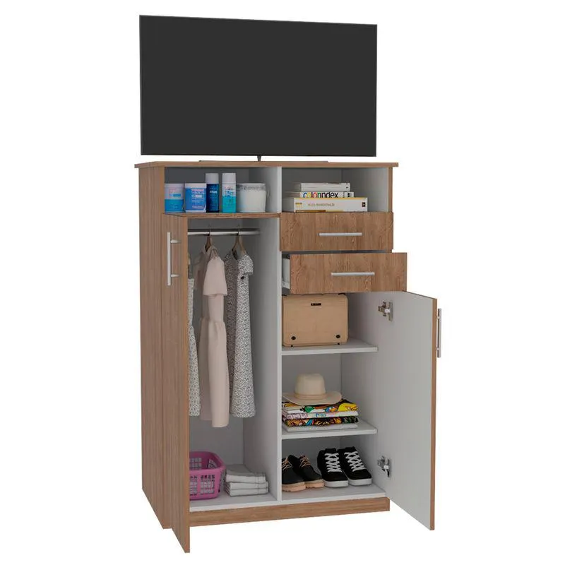 Comoda Arco Miel/Blanco