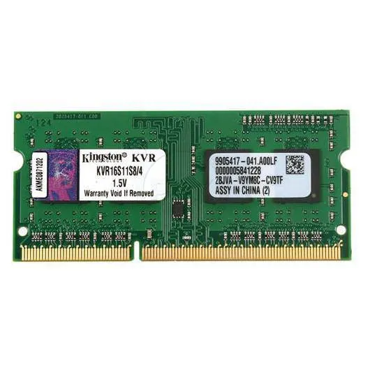 MEMORIA KINGSTON SODIMM DDR3 4GB 1600Mhz CL11