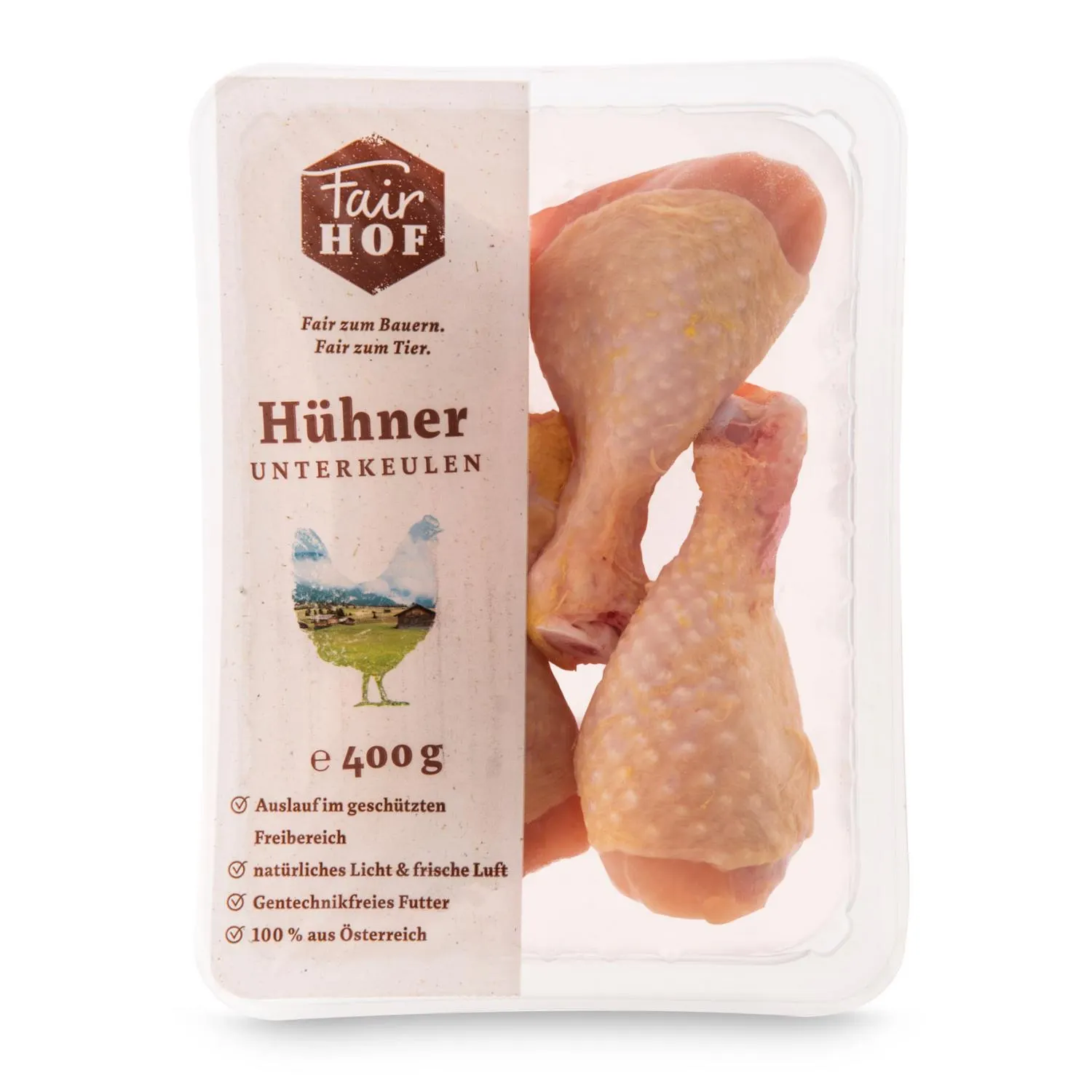 FairHOF Hühnerkeulen, Natur, Unterkeulen