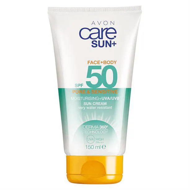 Avon Care SUN+ Pure & Sensitive -aurinkosuojaemulsio SPF 50
