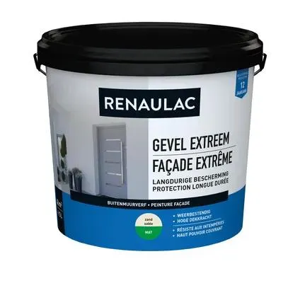 Renaulac peinture façade Extrême sable 5L