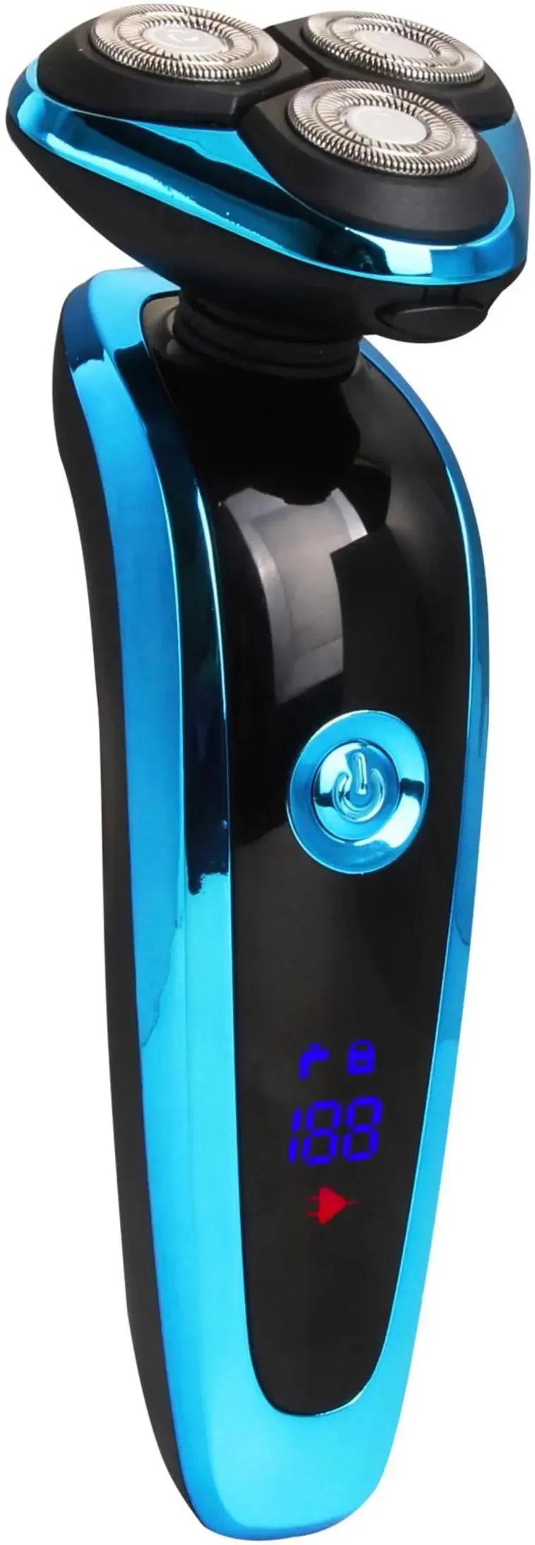 Ladattava partakone Ipx6 vesipestäva ,digitaalinäyttö ,trimmausosa kammalla,latauaika 2 t, ajoaika noin 60 min