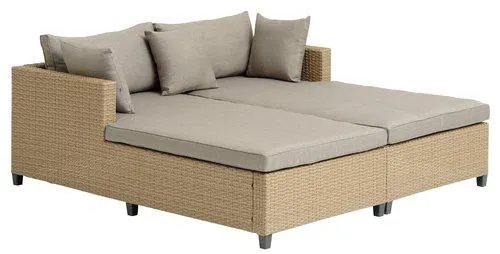 Lettino HALLING P179xL187 naturale