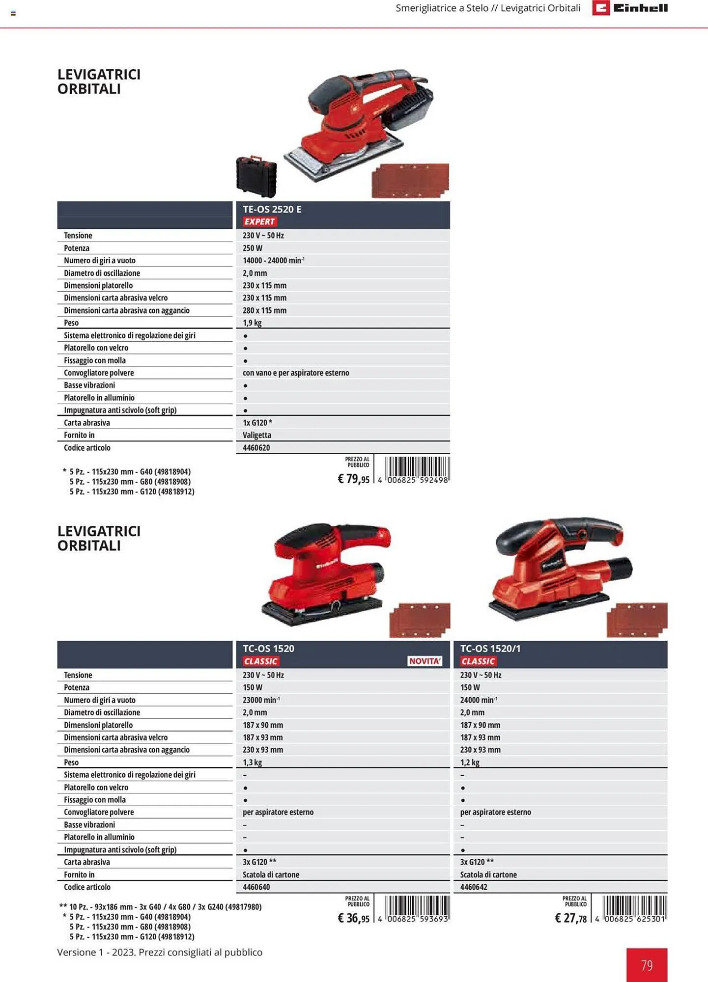 Volantino Einhell da 1 febbraio a 31 dicembre di 2023 - Pagina del volantino 79