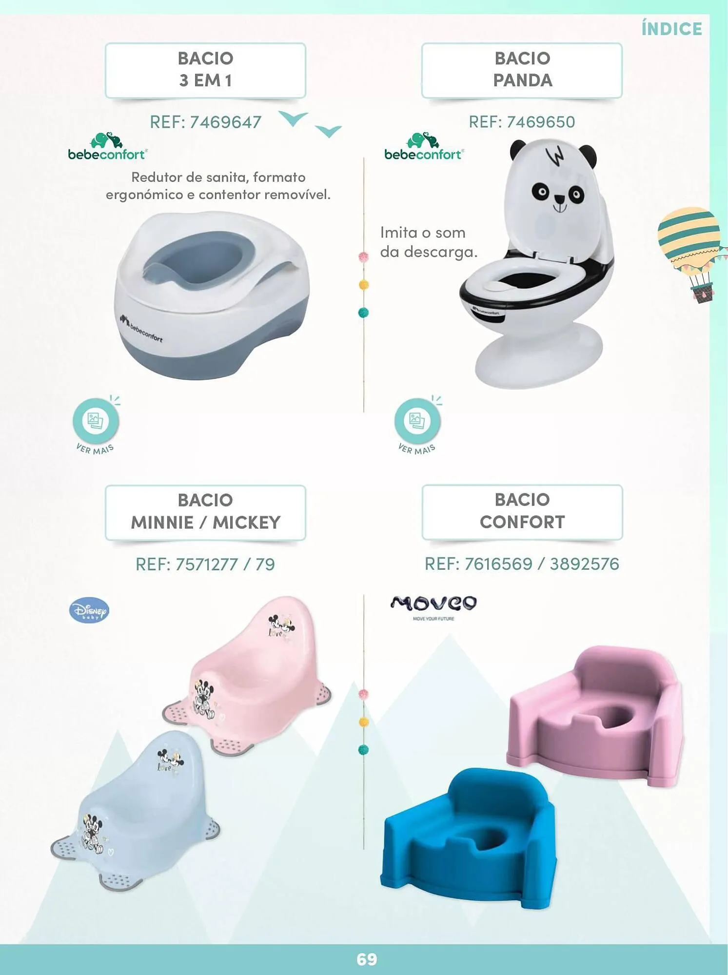 Folheto Catálogo Continente - Puericultura de 17 de janeiro até 31 de dezembro 2023 - Pagina 69