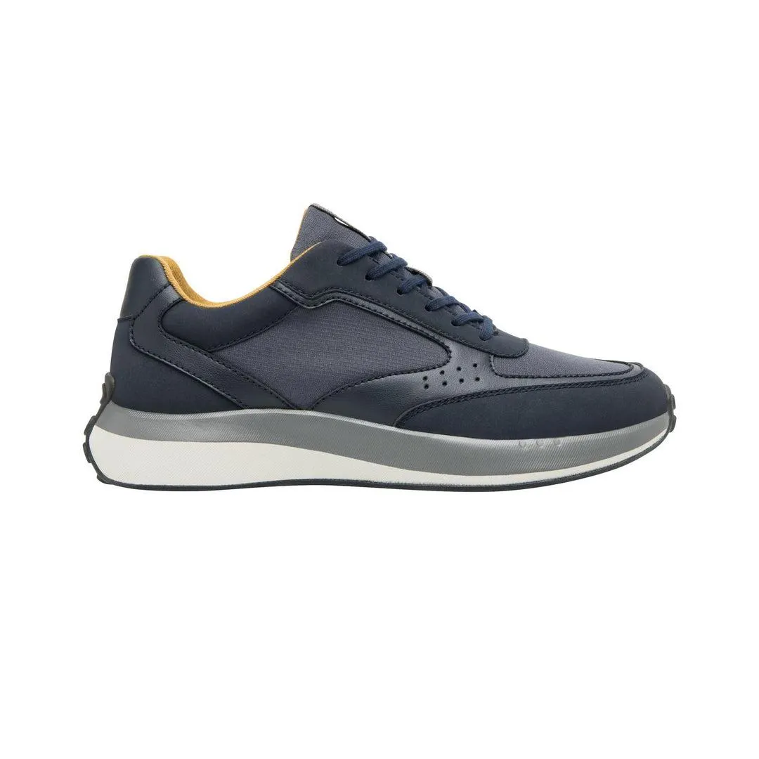 Tenis Para Hombre Flexi Estilo 413901 Textil Azul Casuales