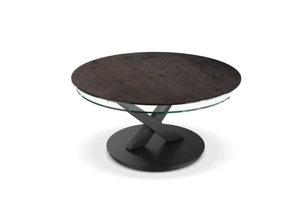 RIVIERA Table basse en céramique et en verre