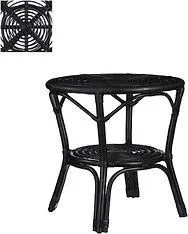 Enne Interior Zambia -rottinkipöytä, musta