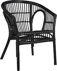 Enne Interior Zambia -rottinkituoli, musta