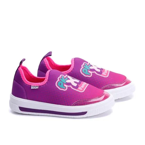 Tênis Slip On Pampili Infantil Feminino - COLORIDO