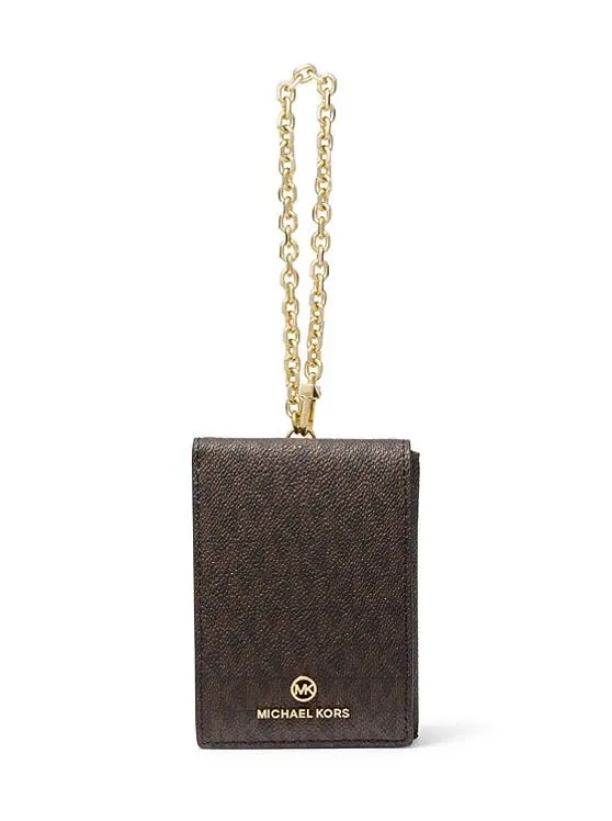 Jet Set Extra-Small Logo Chain Card Case