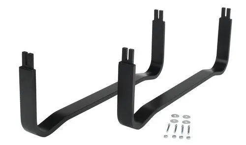 Taivutejalat 90cm musta 2 kpl