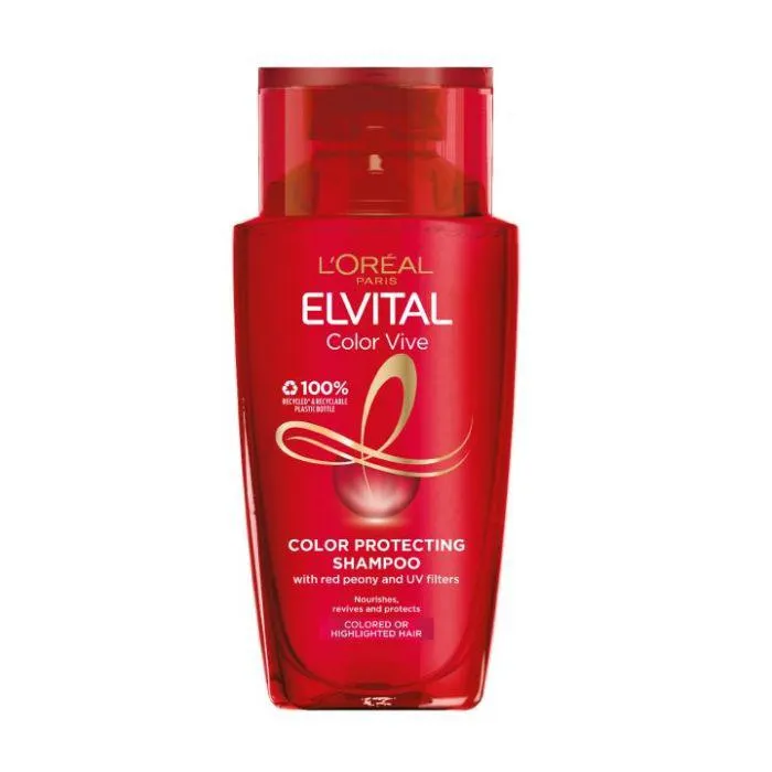 Elvital Color-Vive shampoo värjätyille ja raidoitetuille hiuksille