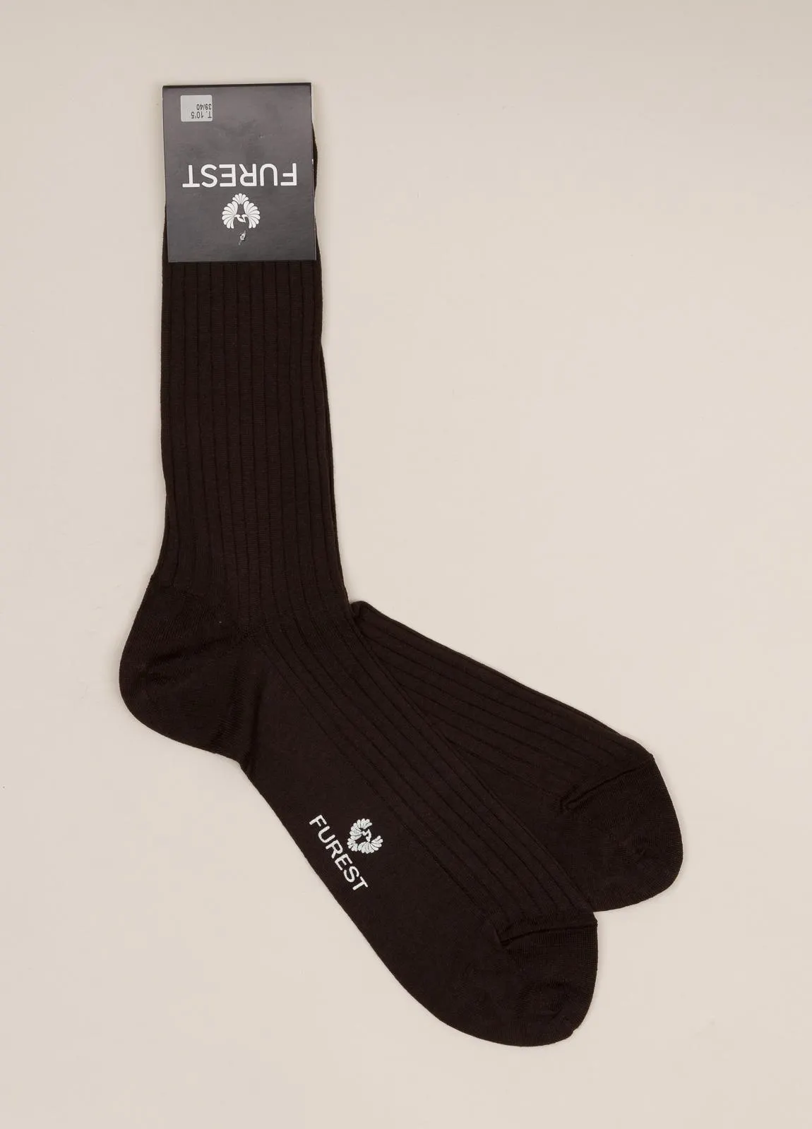 Calcetín FUREST COLECCIÓN corto marrón hilo de Escocia