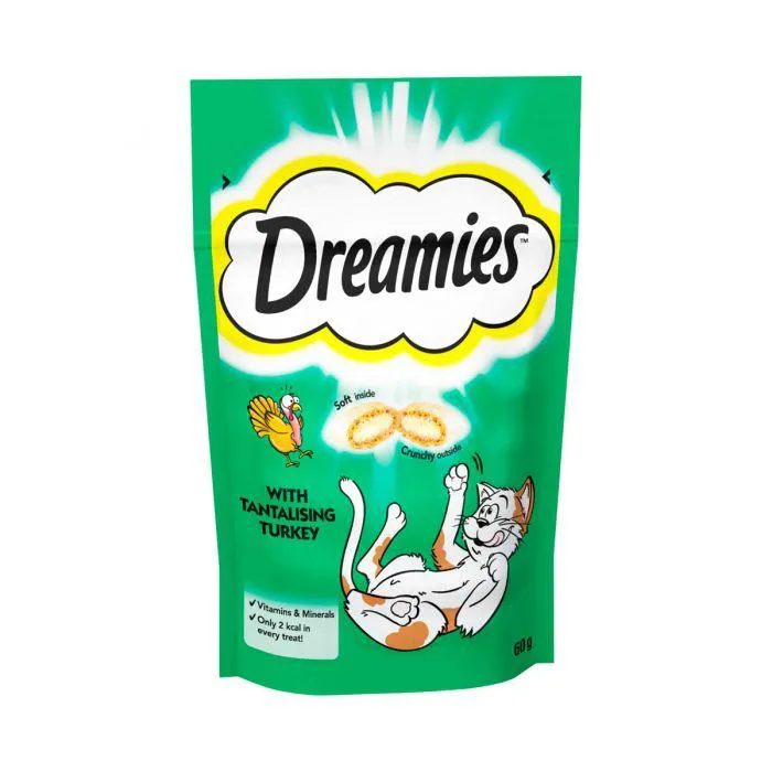Dreamies Cat Treats with Turkey 60g