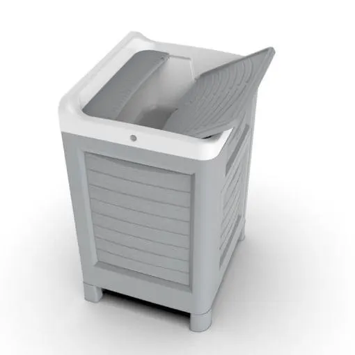 MOBILETTO LAVATOIO IN RESINA ARTU' 60X51X89H GRIGIO