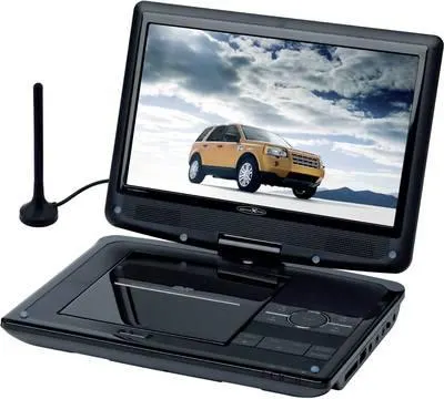 Reflexion DVD1017T2HD Portable TV + DVD 25.4 cm 10 inch EEC: C (A - G) Battery-powered, incl. 12V car power cable, incl.