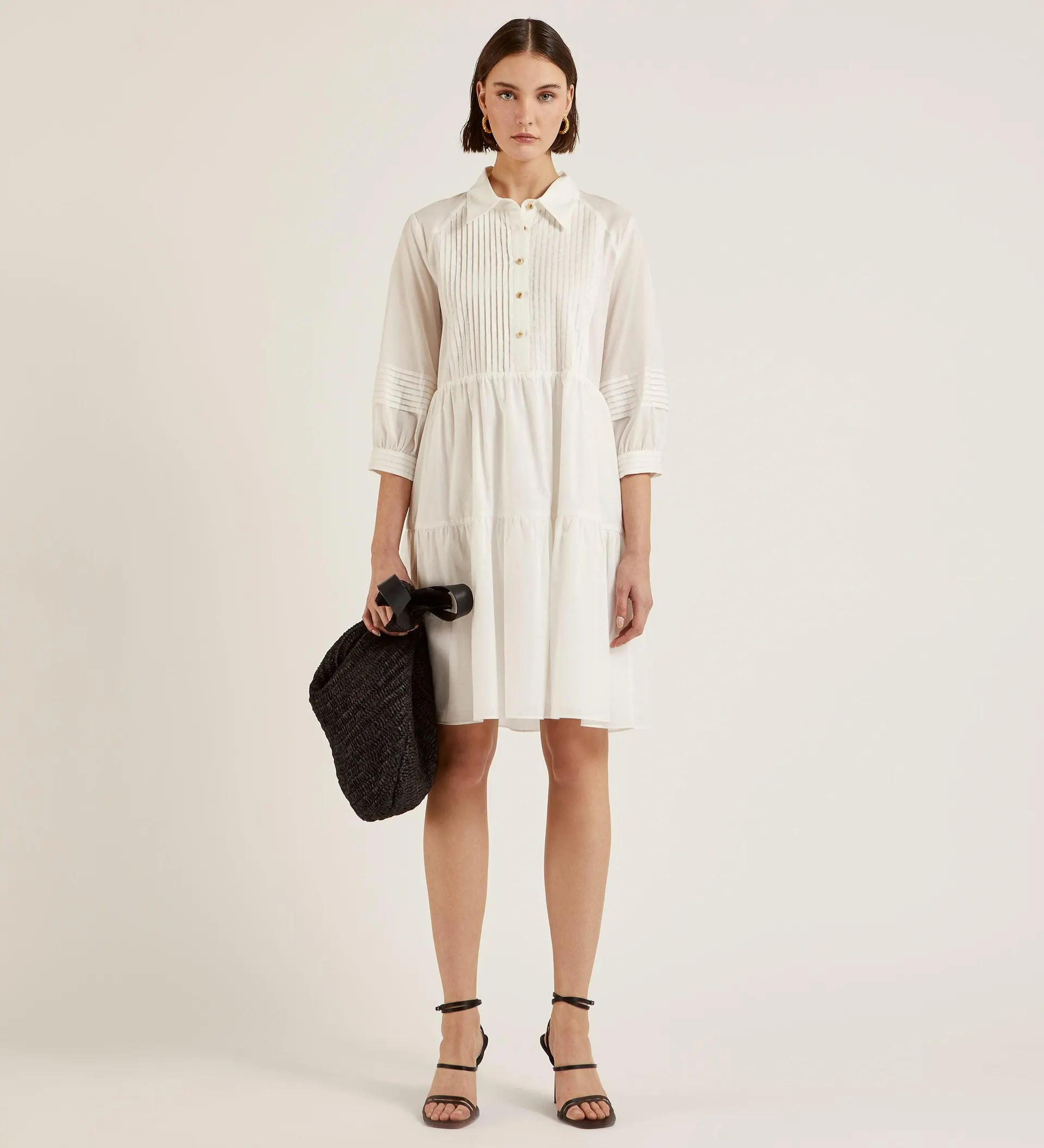 Vestido babydoll algodón