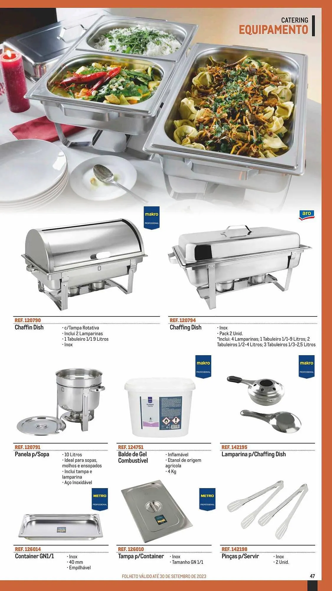 Folheto Folheto Makro de 18 de abril até 30 de setembro 2023 - Pagina 47