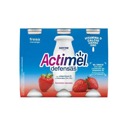 ACTIMEL Morango 6x100 g
