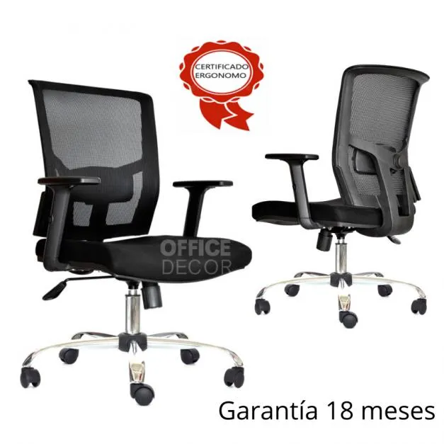 Silla Delphi Base cromada