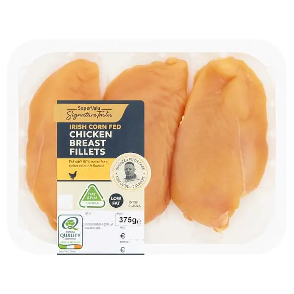 Signature Tastes Irish Corn Fed Chicken Breast Fillets (375 g)