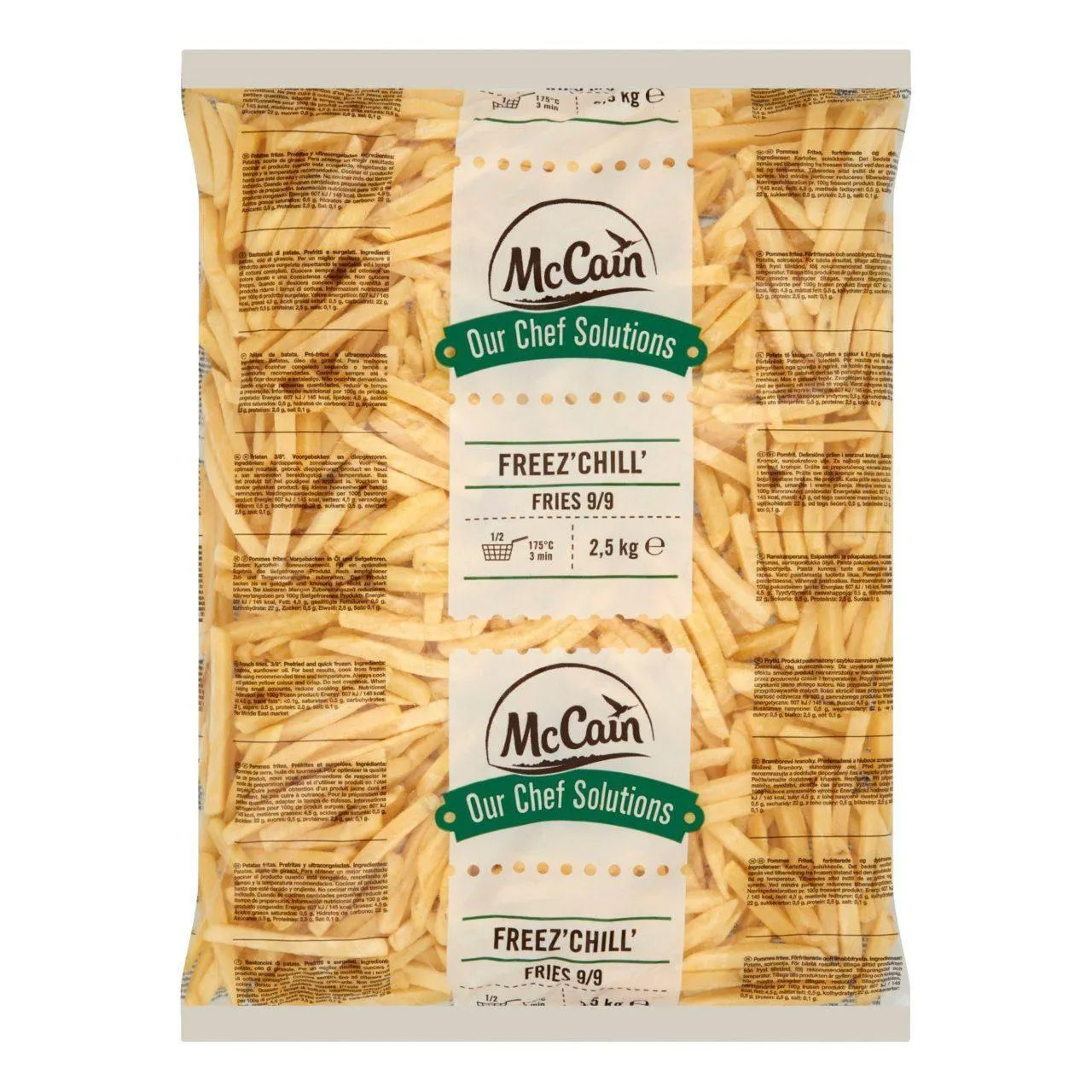 Pommes frites 9 mm free'z chill