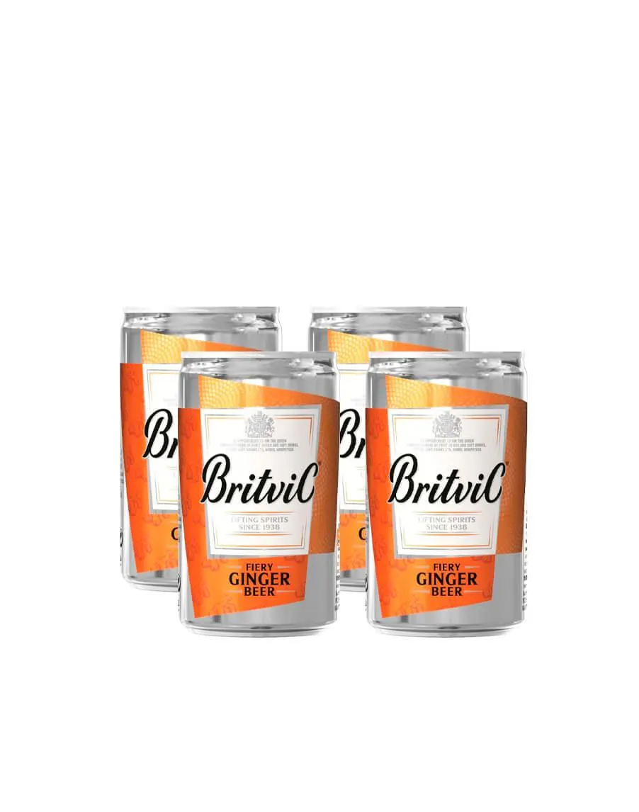 BRITVIC GINGER BEER 150ML X4