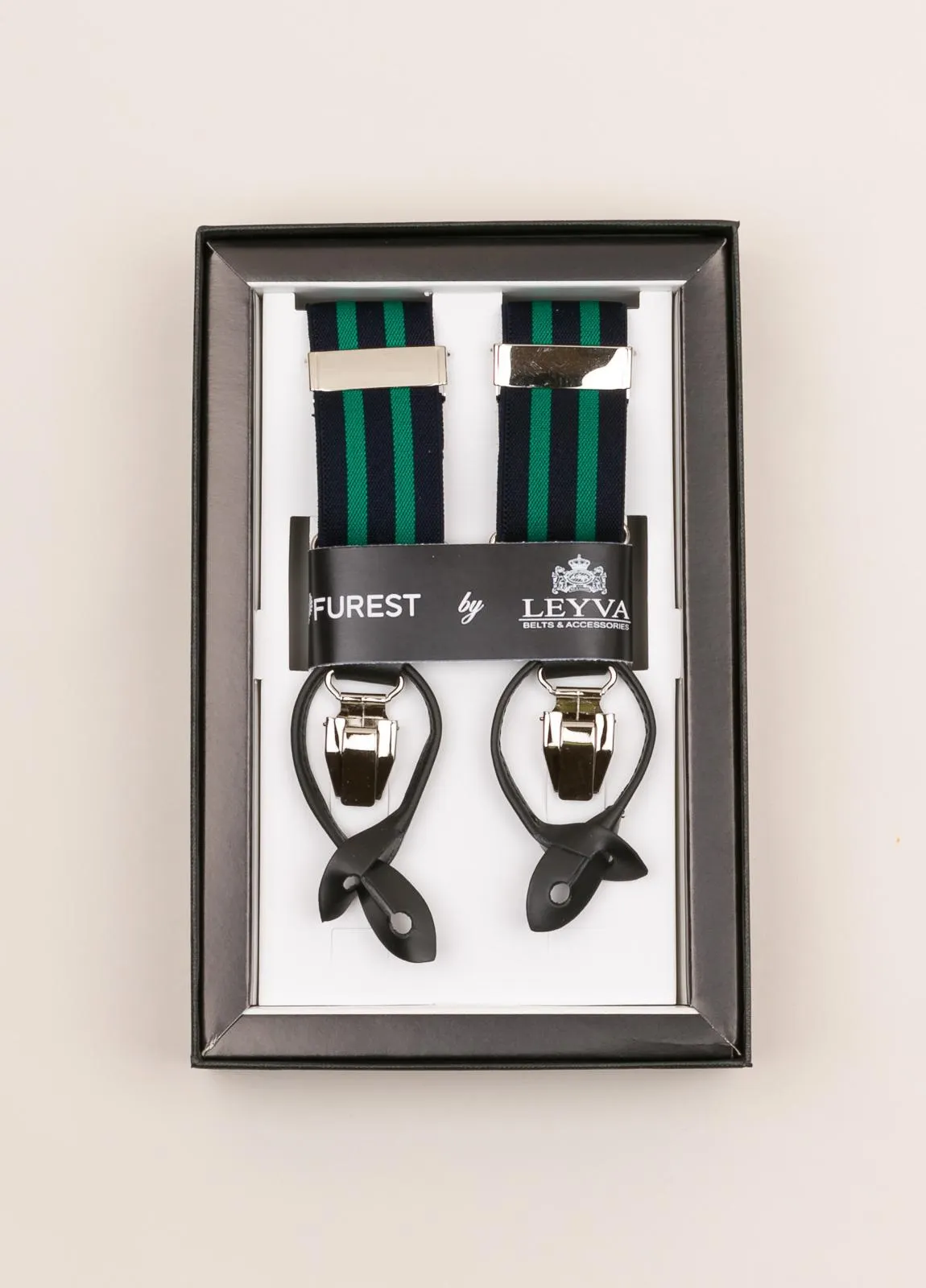 Tirantes FUREST COLECCIÓN rayas verde