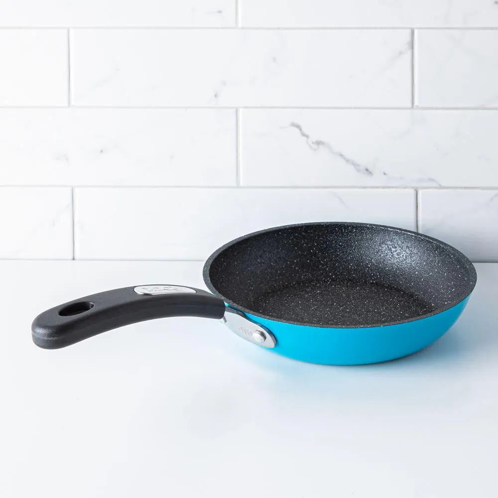 The Rock Enamel Colour Forged Non-Stick Frypan (Blue)