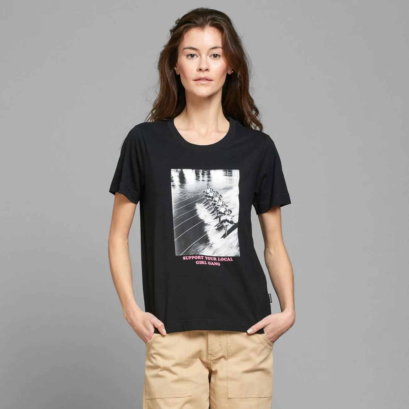 T-shirt Mysen Waterski Gang Black