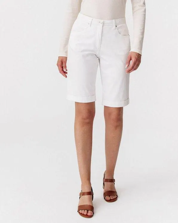 Bermuda 5-pocketmodel stretchkatoen