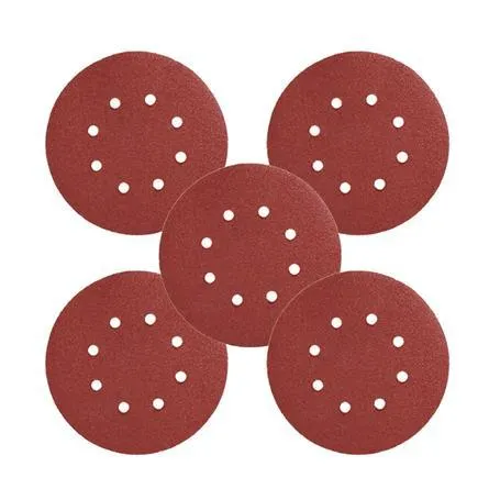 PACK 5 LIJAS 180MM GR80 VELCRO AICER