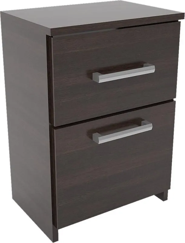 MESA DE LUZ 99 1C 1P WENGUE - MUEBLES ORLANDI