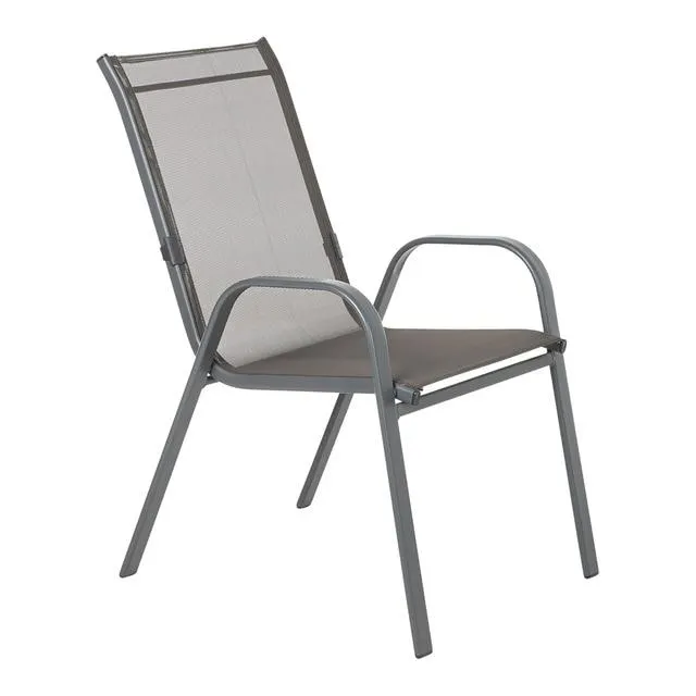 Sillón de comedor de jardín apilable Agadir Basics El Corte Inglés