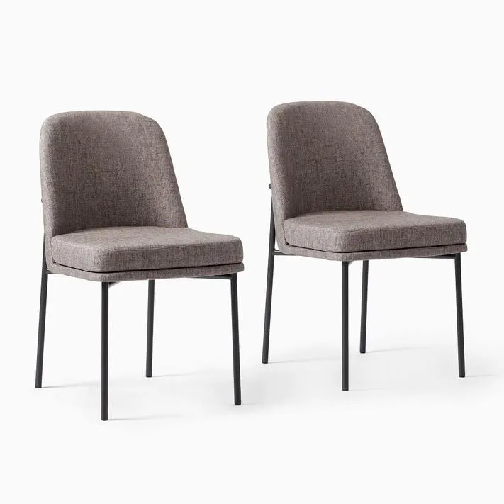 Jack Metal Frame Dining Chair (Set of 2)