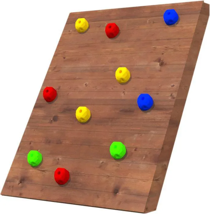 Kiipeilyseinä Jesper leikkitorniin ruskea