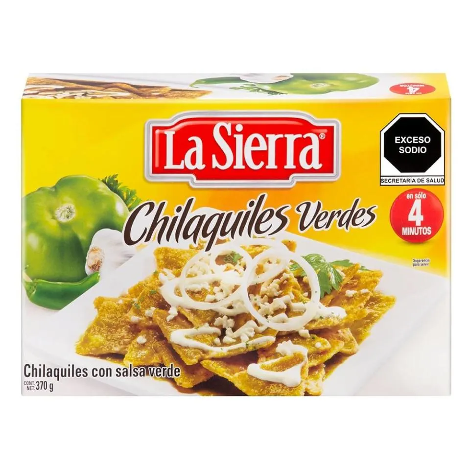 Chilaquiles La Sierra con salsa verde 370 g
