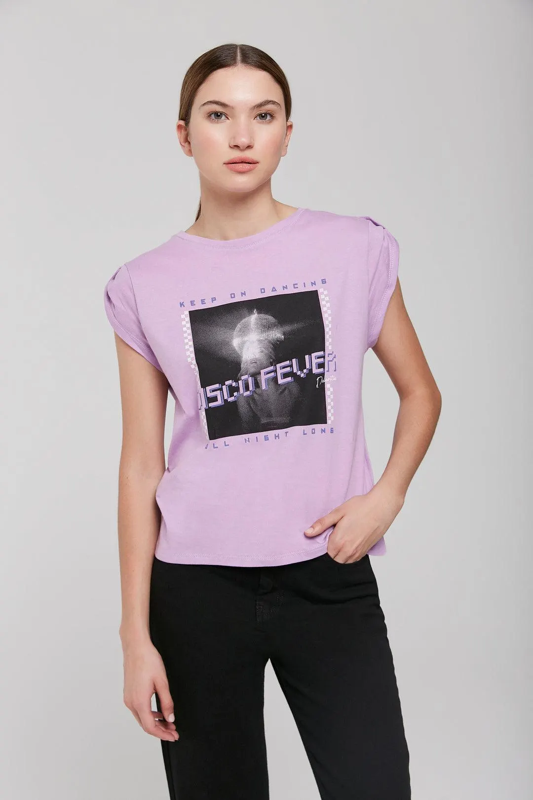 Remera Disco Fever - Lila