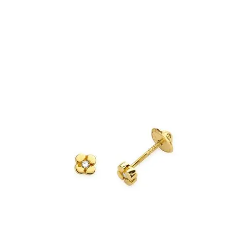 Pendientes Mini Flor Oro