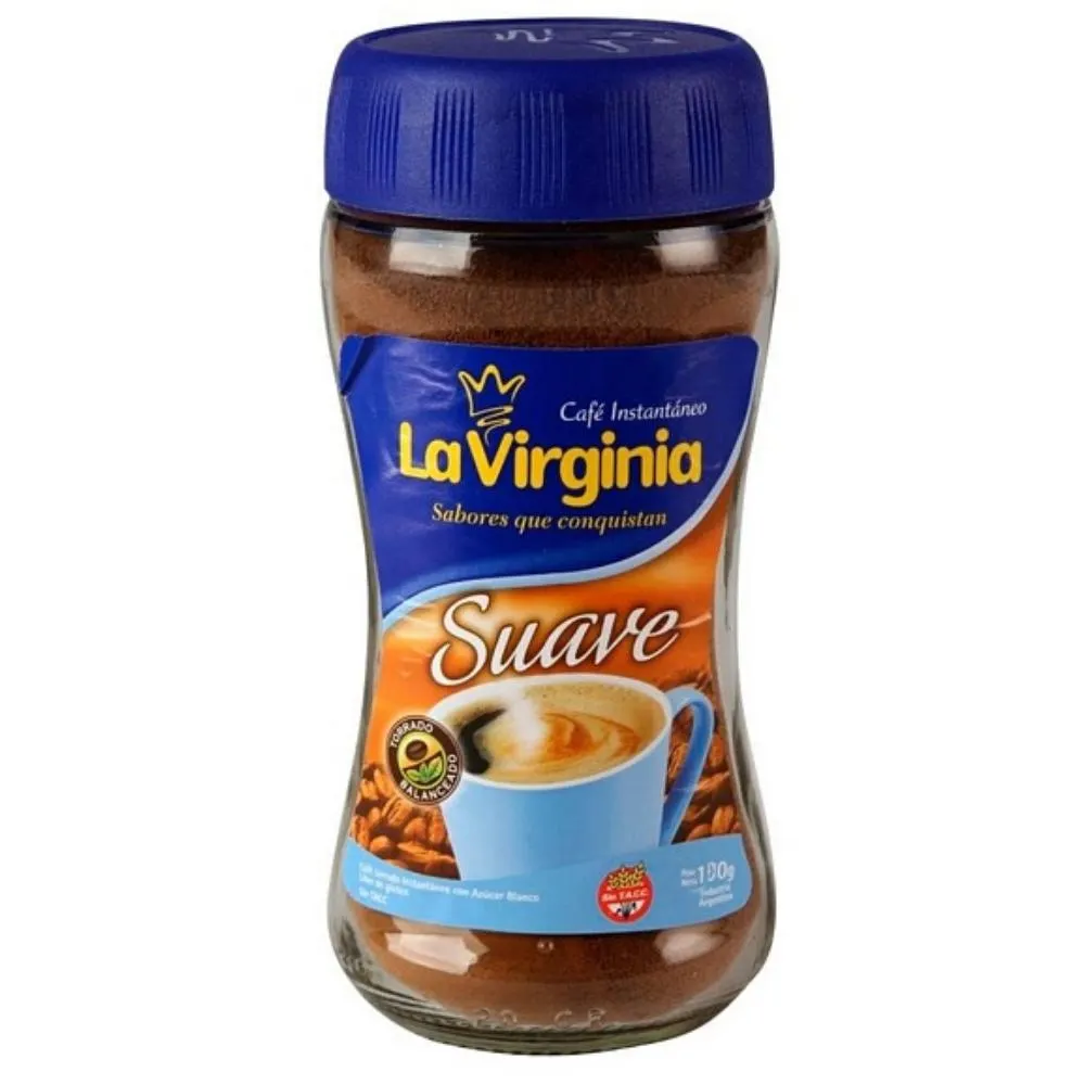 CAFE LA VIRGINIA SUAVE FRASCO X 100Grs