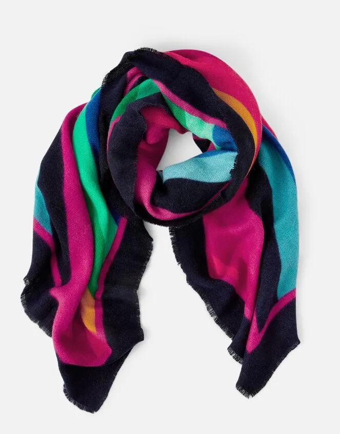 Rainbow Blanket Scarf