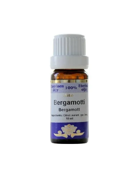 Bergamotti, eteerinen öljy, 10 ml
