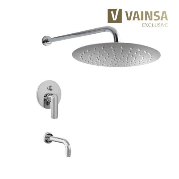 Mezcladora Monocomando de Ducha Tina con Salida Española 25 cm