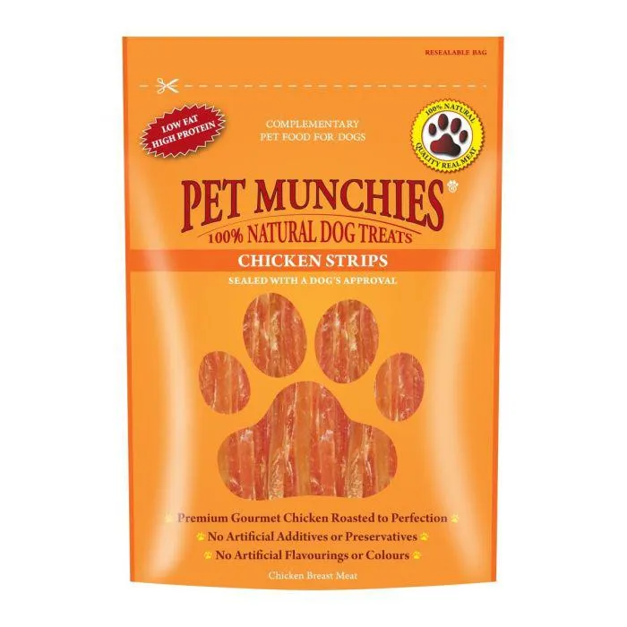 Pet Munchies Chicken Strips 90G